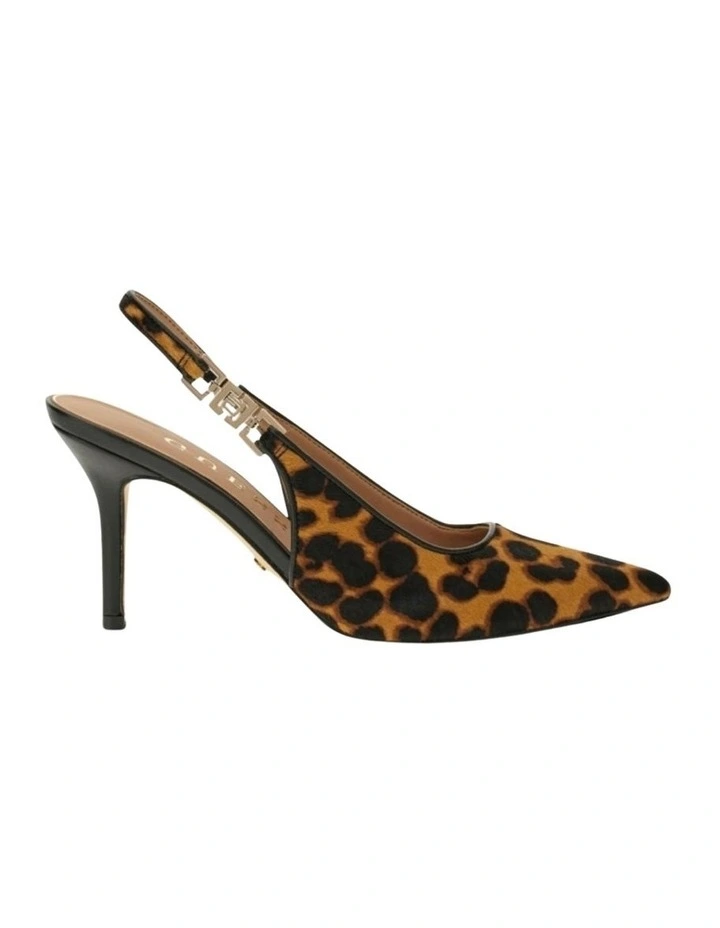Nasshaly Slingback Pumps in Tan Multi image 2