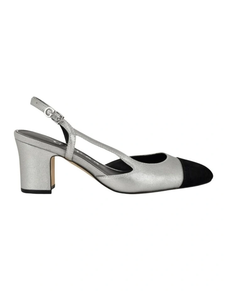 Loisa Slingback Pumps in Silver image 2