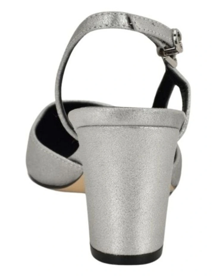 Loisa Slingback Pumps in Silver image 3