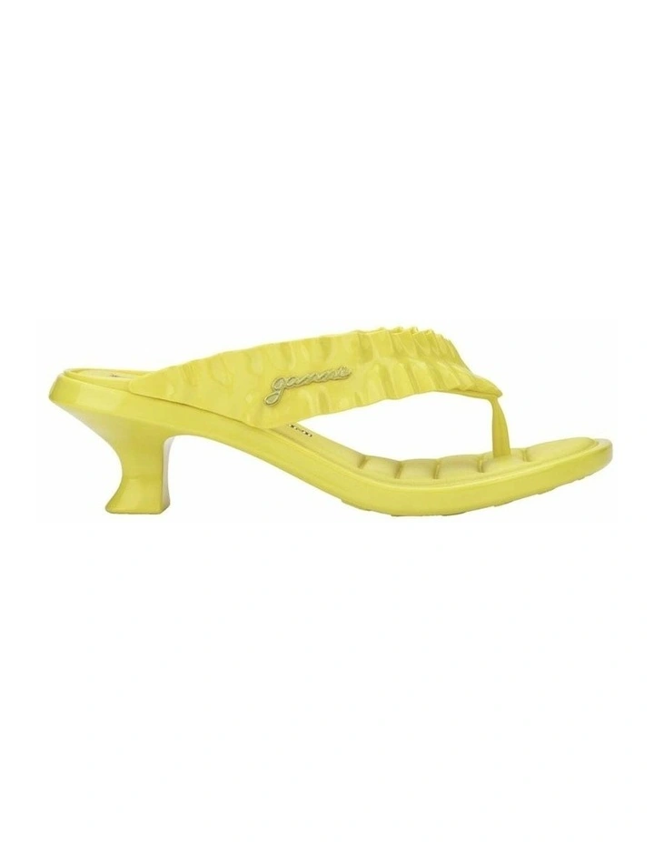 Melissa Thong Kitten Heel   Ganni Yellow image 1