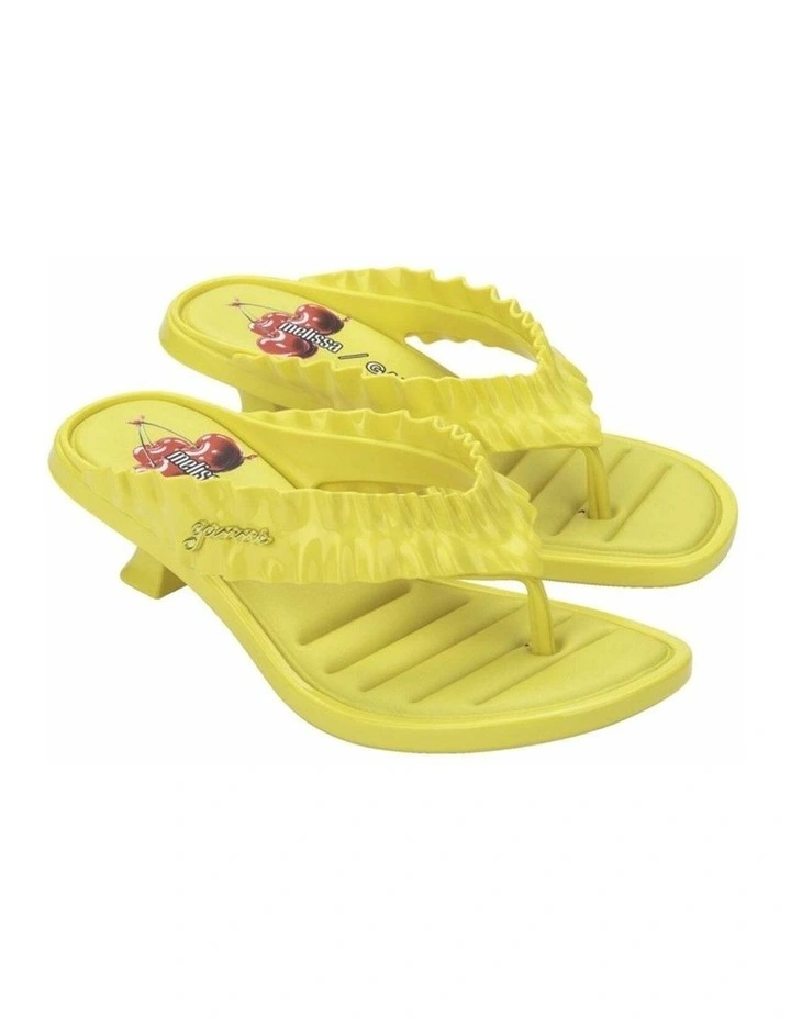 Melissa Thong Kitten Heel   Ganni Yellow image 2