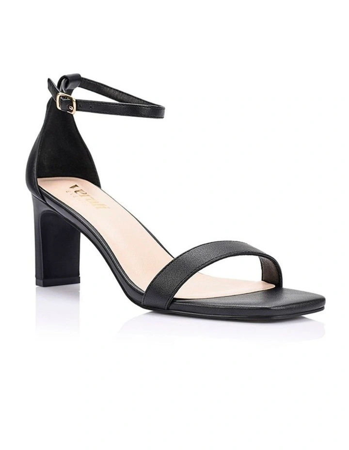 Gimlet Block Heel Sandals in Black image 2