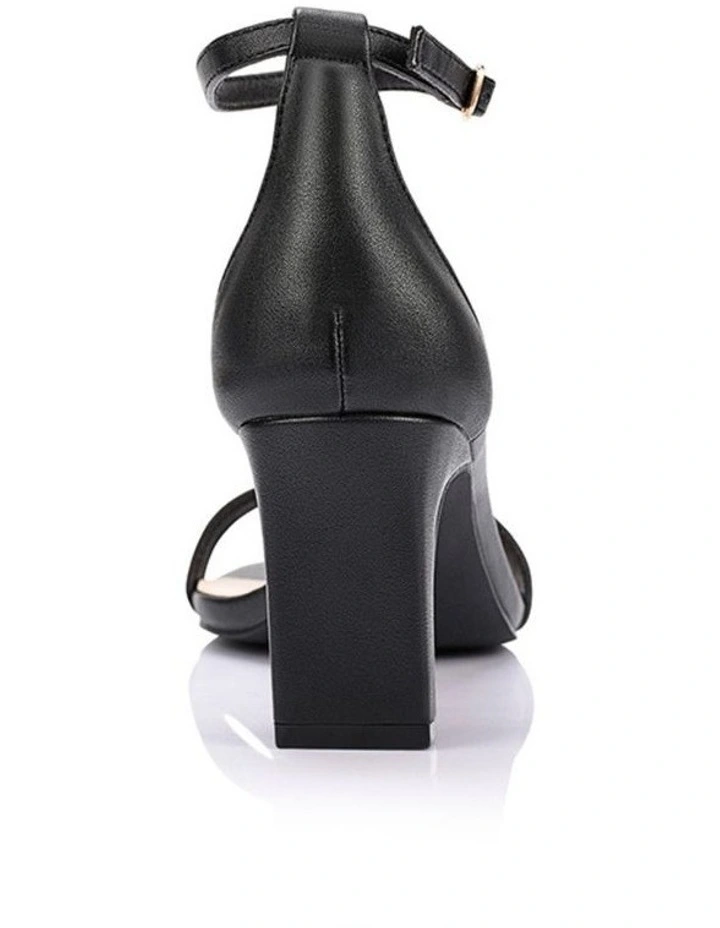 Gimlet Block Heel Sandals in Black image 3