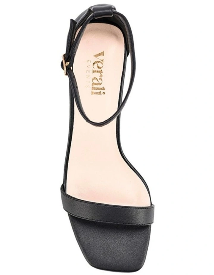 Gimlet Block Heel Sandals in Black image 4