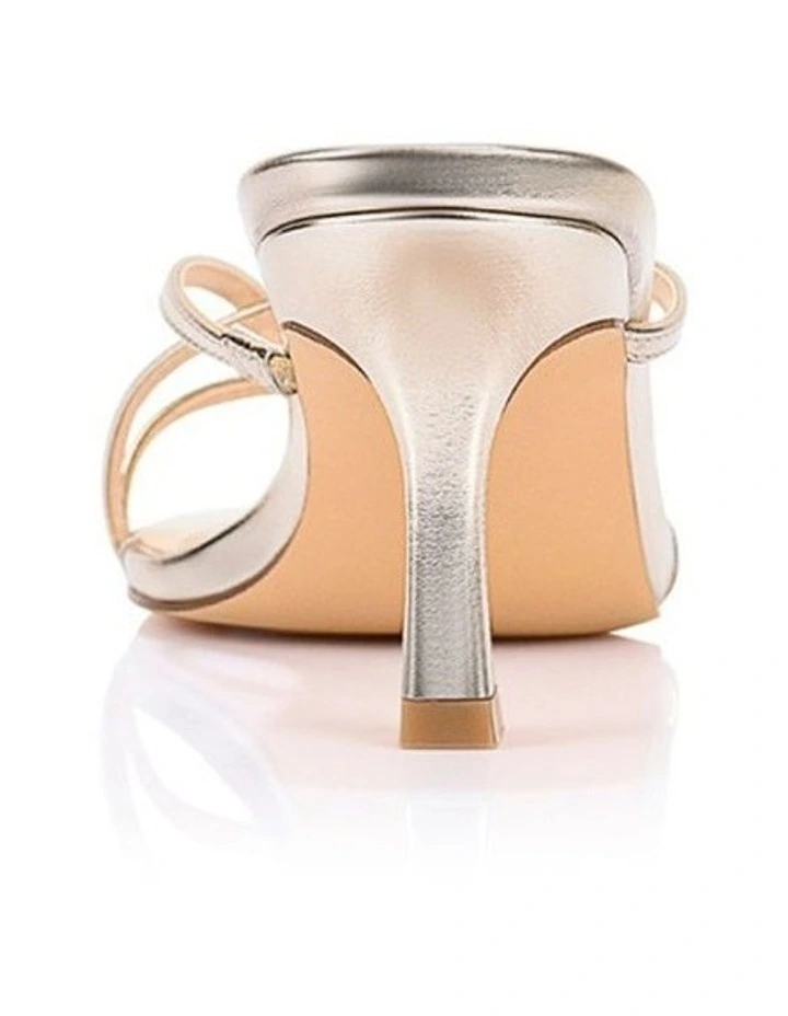 Este Strappy Mules in Champagne Gold image 4