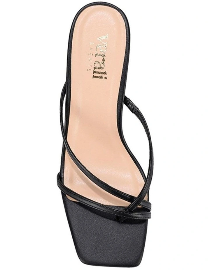 Este Strappy Mules in Black image 3