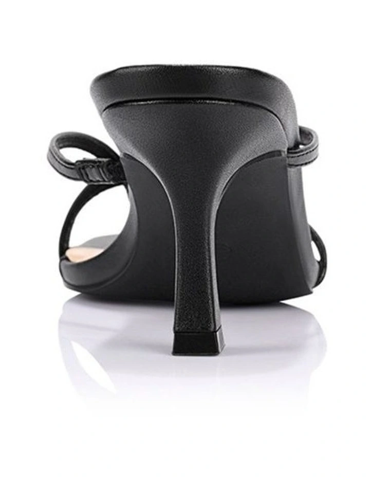 Este Strappy Mules in Black image 4