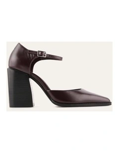 Cooper High Heels Merlot Leather
