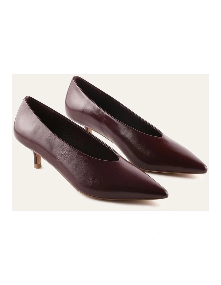 Rusk Low Heels Merlot Leather image 2