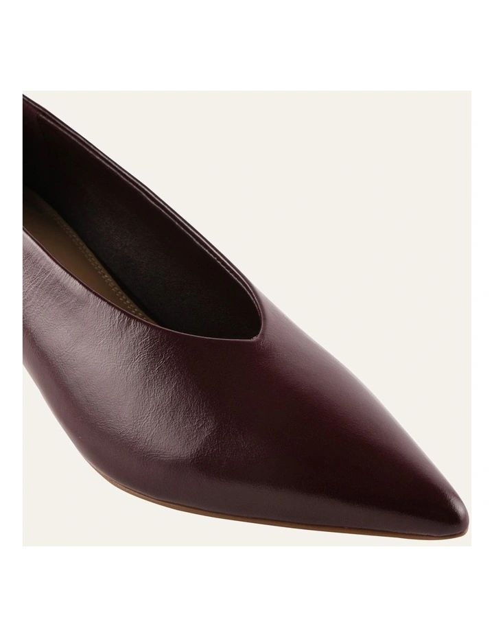 Rusk Low Heels Merlot Leather image 3