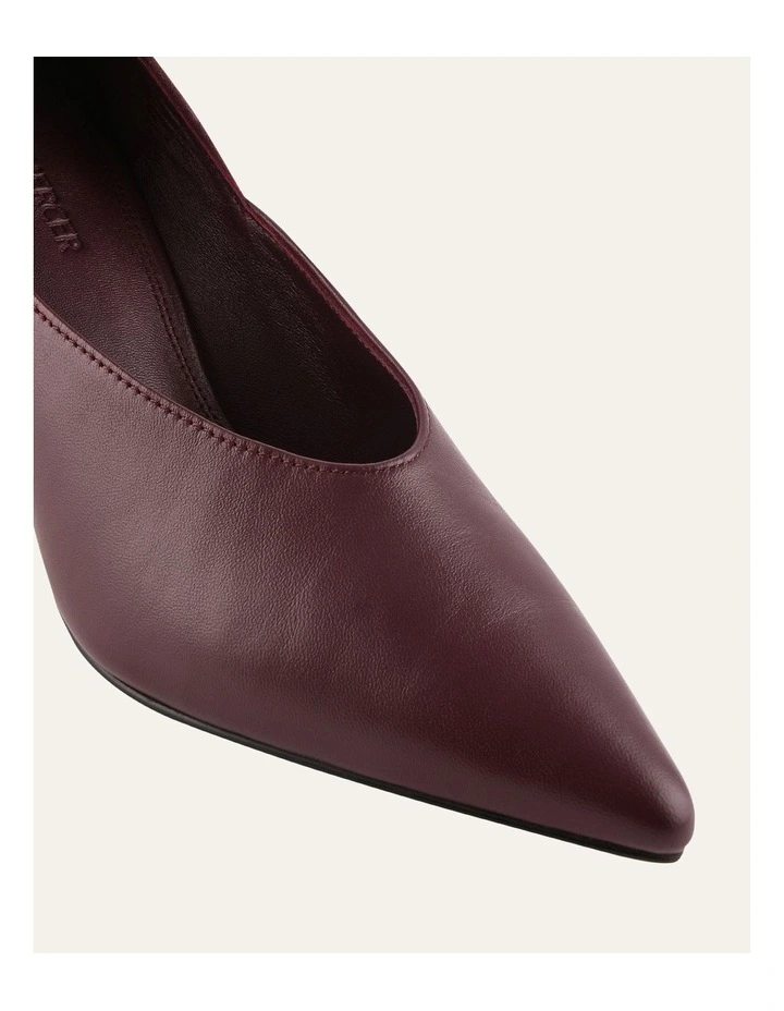 Hugo Mid Heels Merlot Multi image 3
