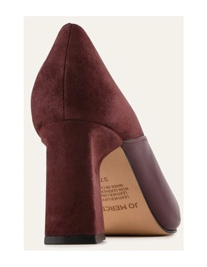 Hugo Mid Heels Merlot Multi image 4