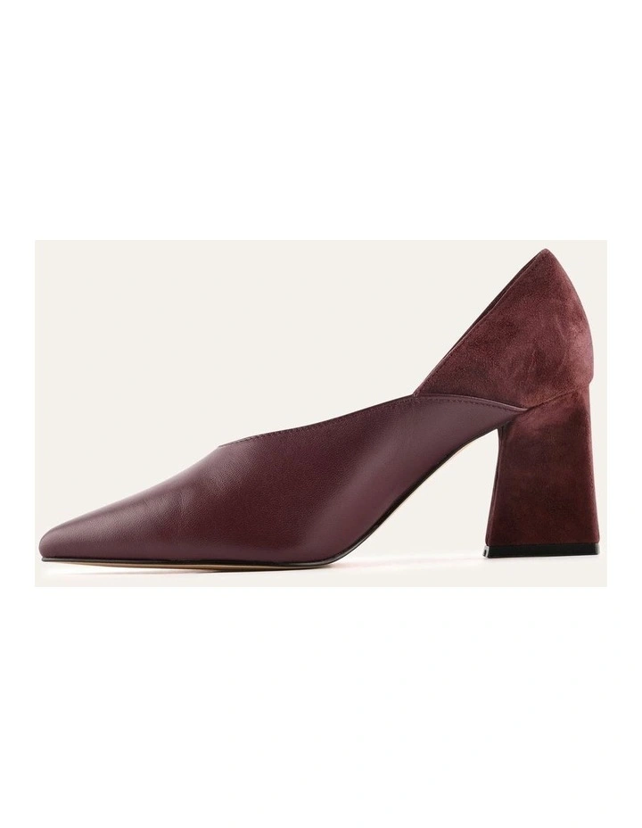 Hugo Mid Heels Merlot Multi image 5