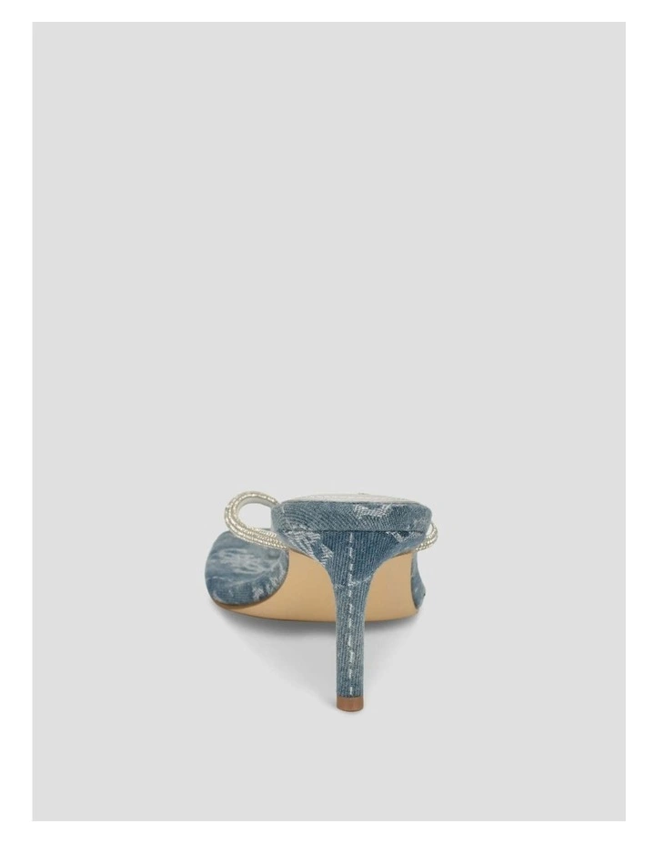 Mayan Heeled Sandals in Blue Logo image 4