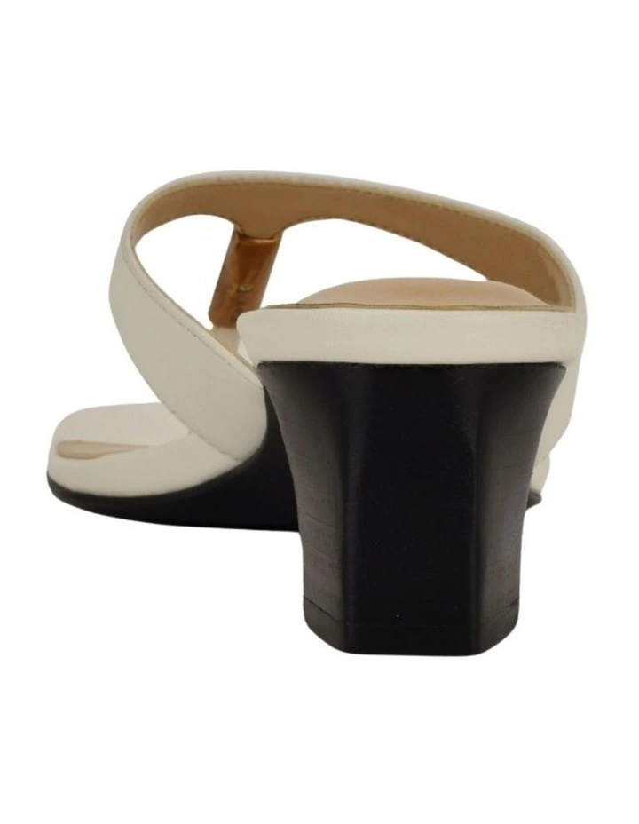 Yaiza Heels in White image 3