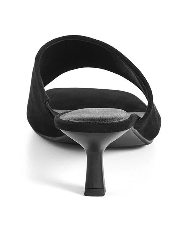 Plus Size Wide Fit Nyla Mule in Black image 4