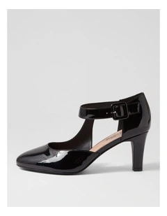 Inori W Black Patent Pu Heels