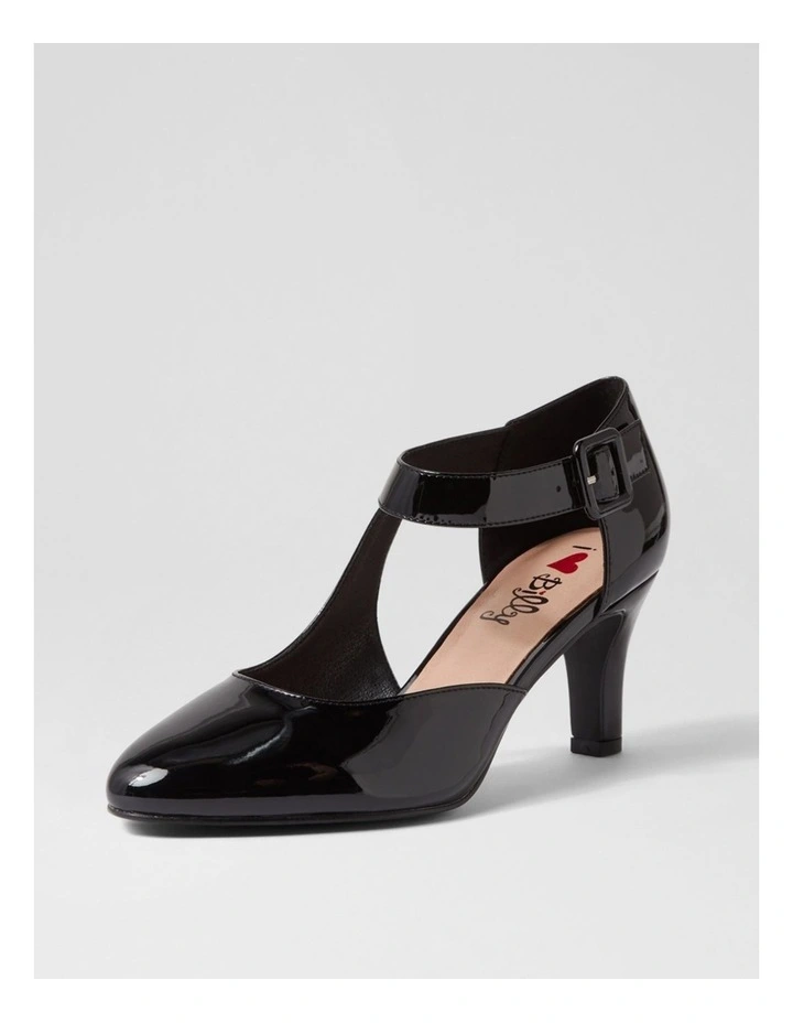 Inori W Black Patent Pu Heels image 2