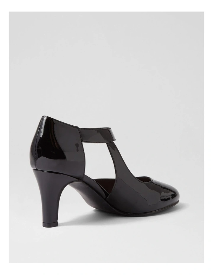 Inori W Black Patent Pu Heels image 3