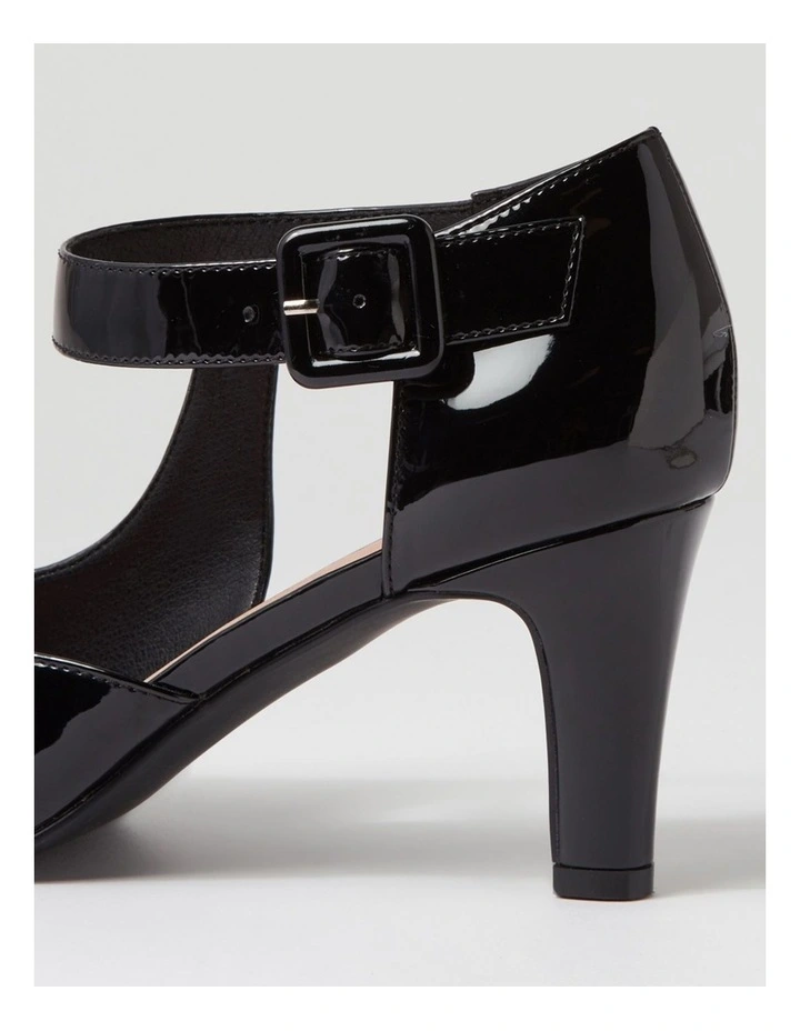 Inori W Black Patent Pu Heels image 5