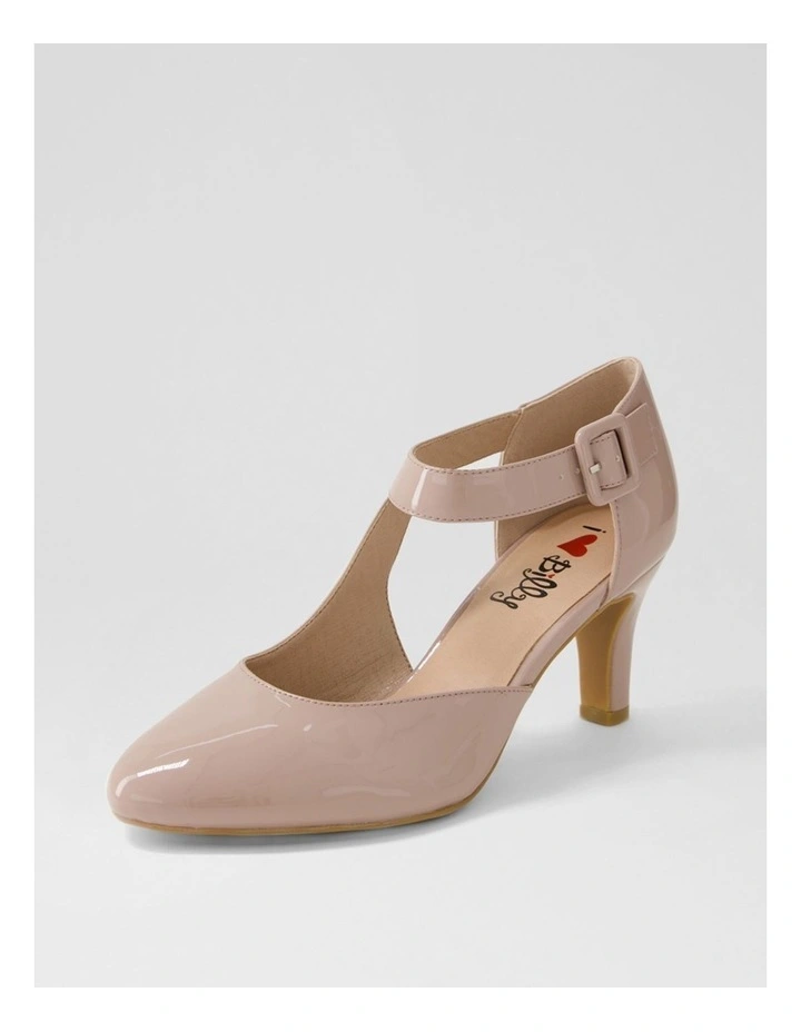 Inori W Taupe Patent Pu Heels image 2