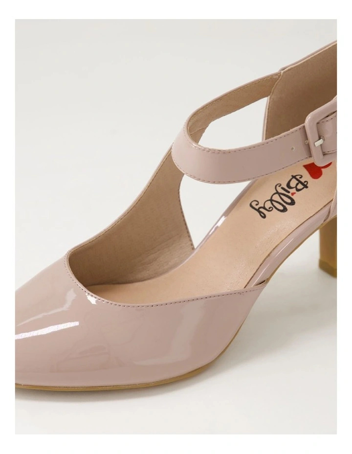 Inori W Taupe Patent Pu Heels image 5