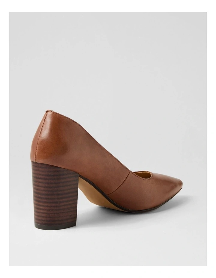 Sabena Walnut Dark Brown Leather Heels image 3