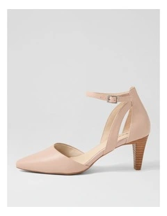 Miriams Nude Leather Heels