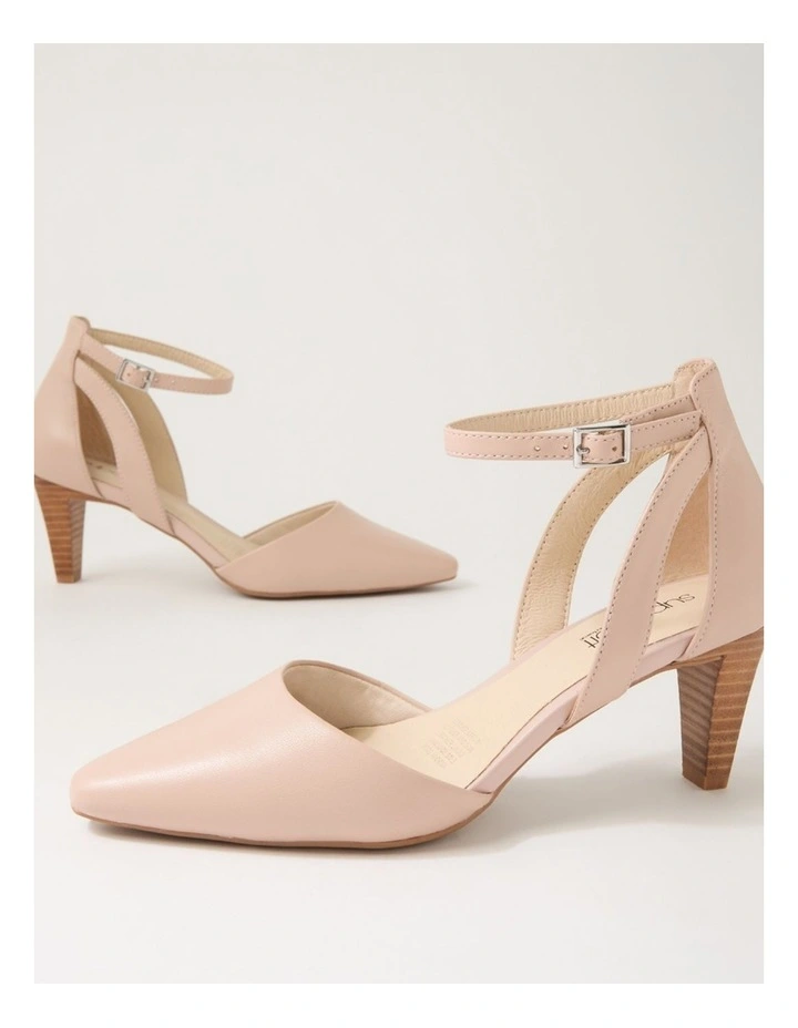 Miriams Nude Leather Heels image 5