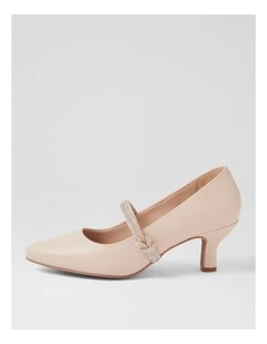 Casablanca Light Nude Leather Heels
