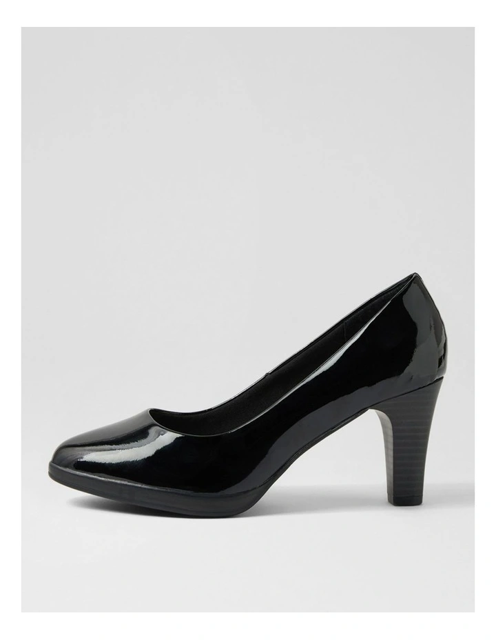 Serina2 Black Patent Leather Heels image 1