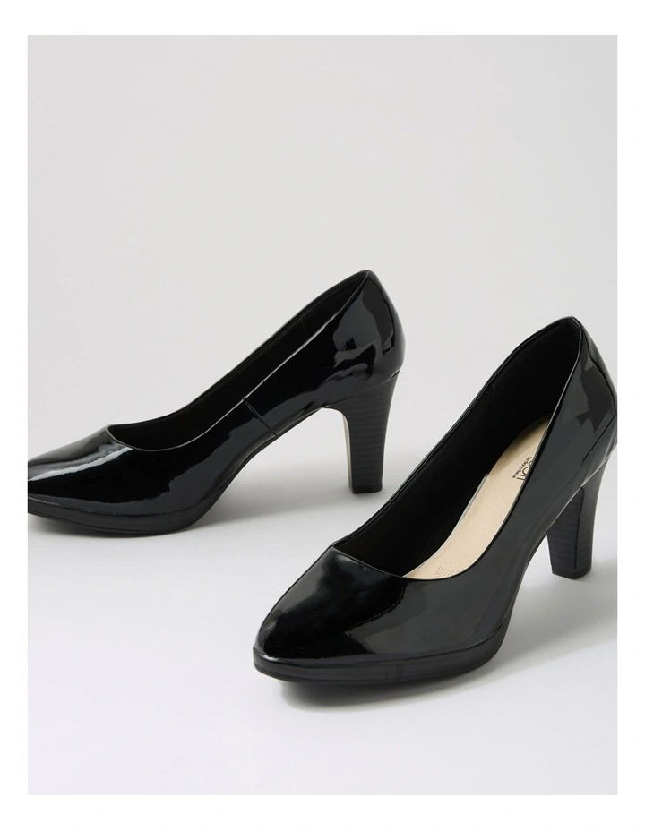 Serina2 Black Patent Leather Heels image 5