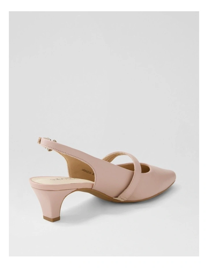 Lisshle2 Blush Leather Heels image 3