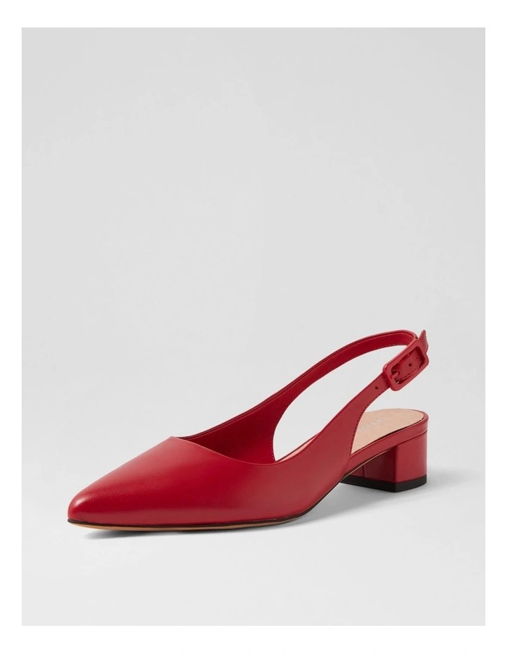 Claytin Red Leather Heels image 2
