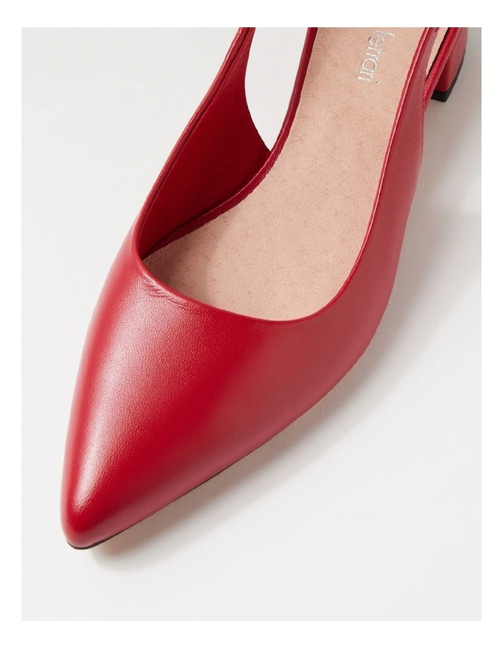 Claytin Red Leather Heels image 4