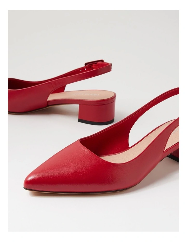 Claytin Red Leather Heels image 5