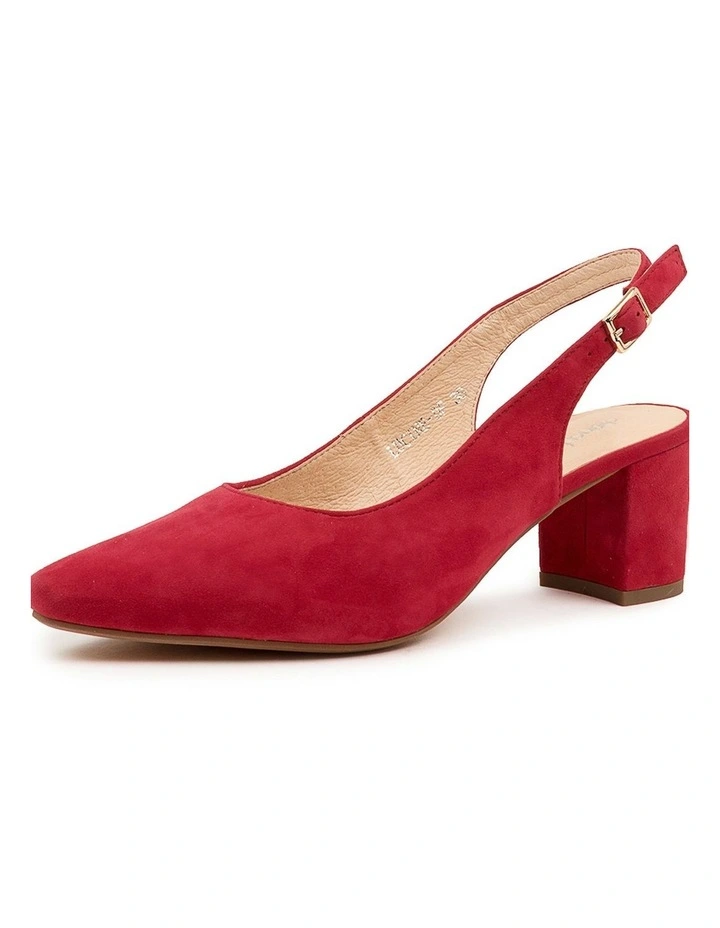 Lucine Red Suede image 2