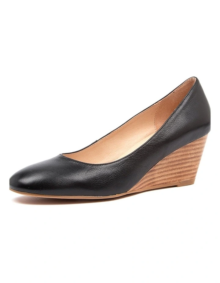 LESPIE BLK-NAT HEEL LTHER image 2