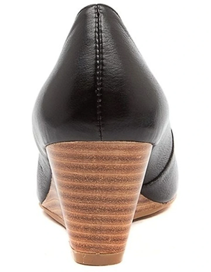 LESPIE BLK-NAT HEEL LTHER image 3
