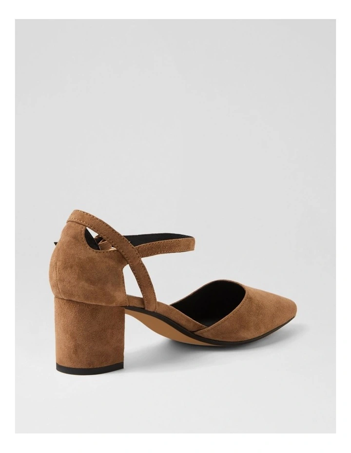 Loctavia Coffee Suede Heels image 3