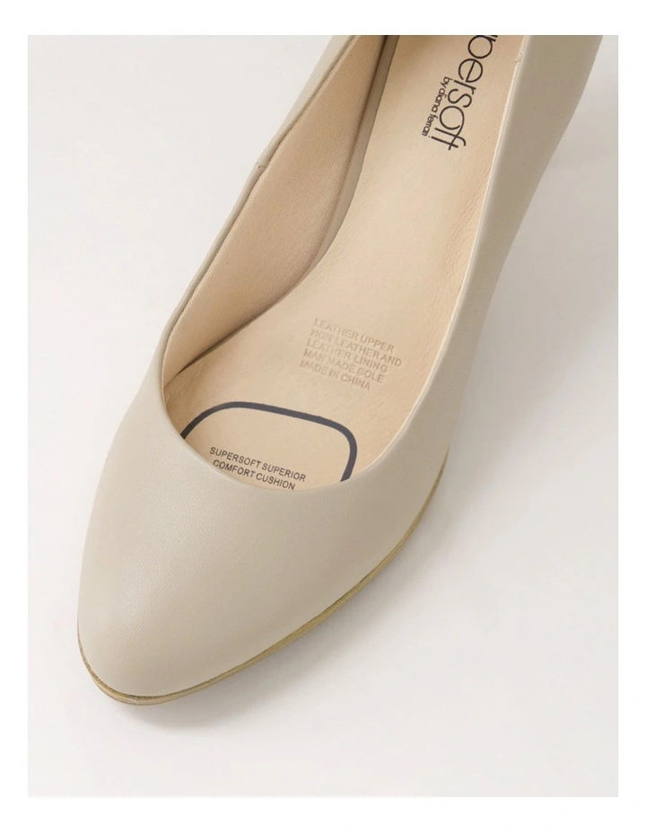 Serina2 Oatmilk Natural Heel Leather Heels image 4