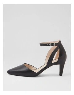 Miriams Black Leather Heels