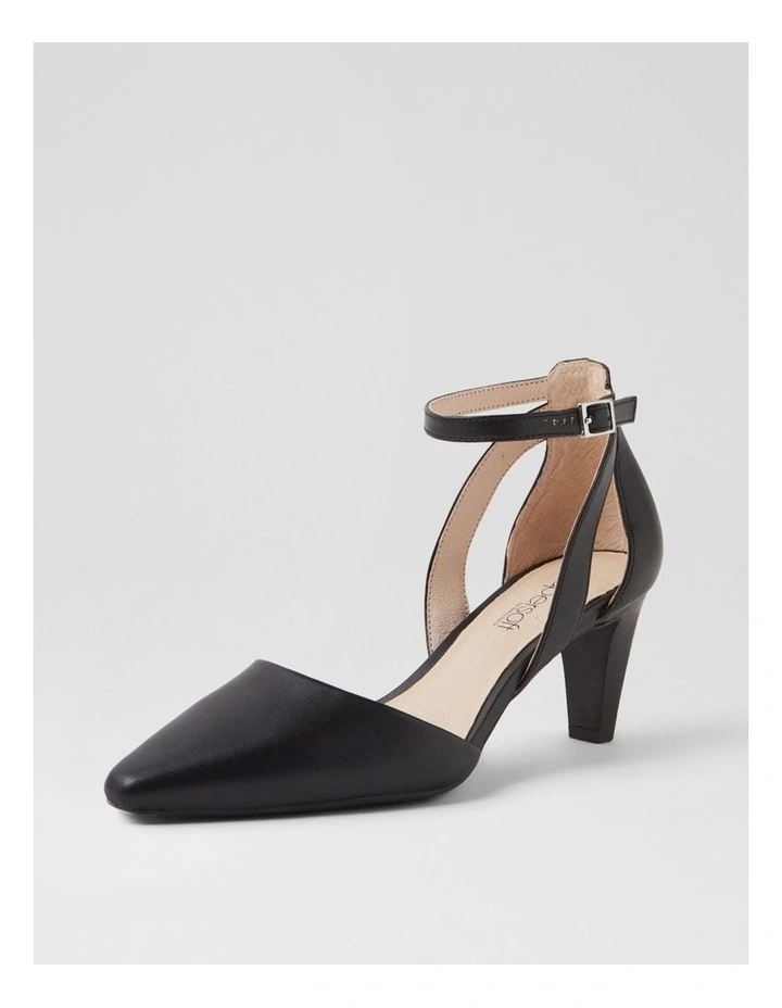 Miriams Black Leather Heels image 2