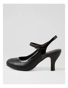 Mintina Black Patent Pu Heels