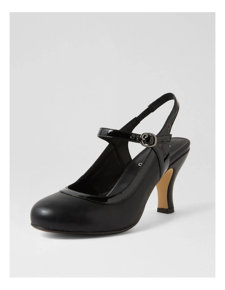 Mintina Black Patent Pu Heels image 2