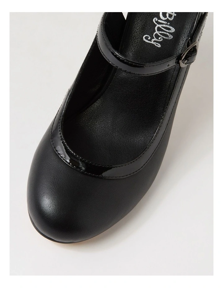 Mintina Black Patent Pu Heels image 4