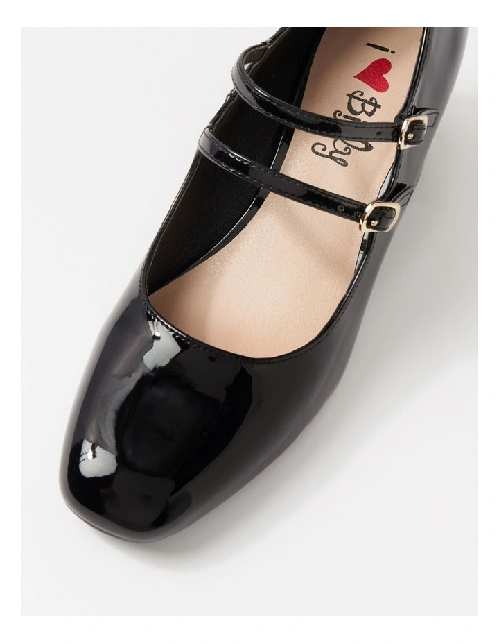 Eiko Black Patent PU Heels image 4