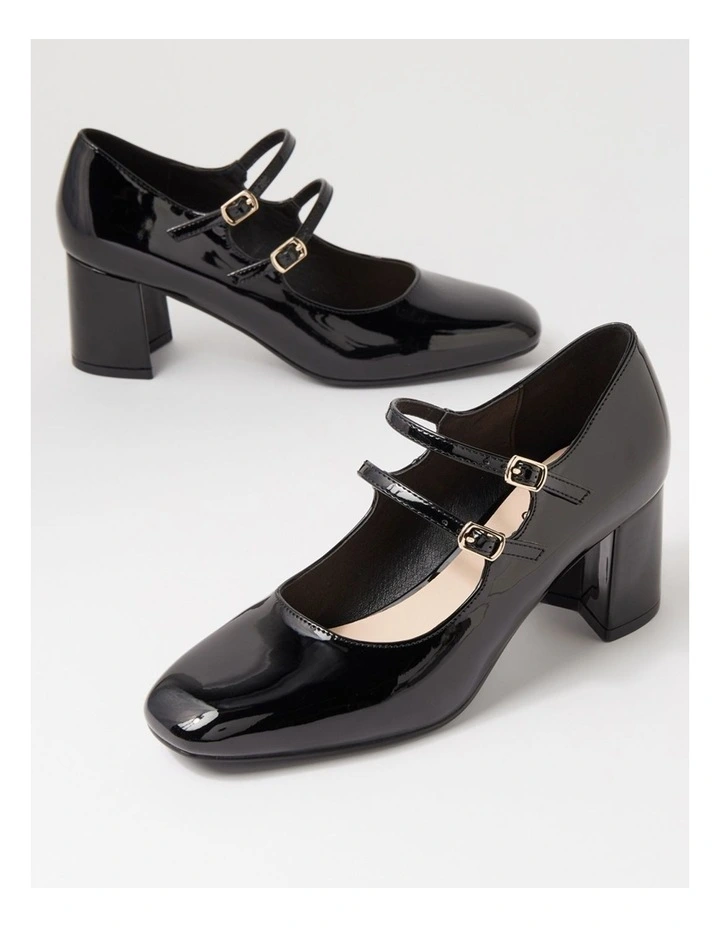 Eiko Black Patent PU Heels image 5