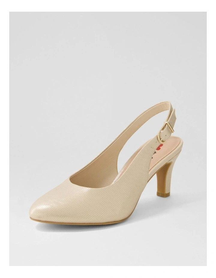 Itsumi W Il Platinum Lizard Heels image 2