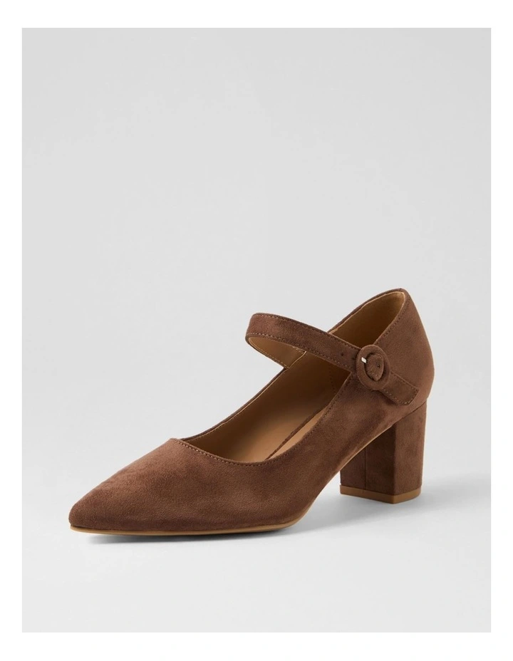Tuchie Choc Microsuede Heels image 2